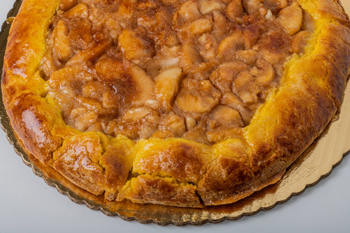 Close Up of Apple Tart